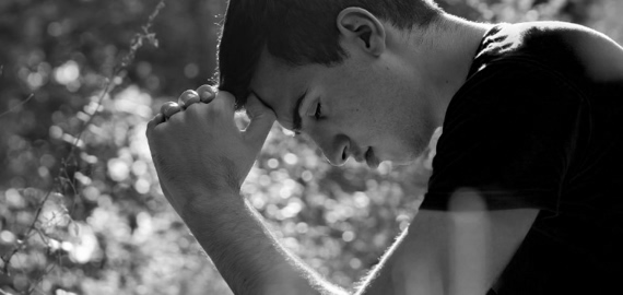Teenage Boy Praying